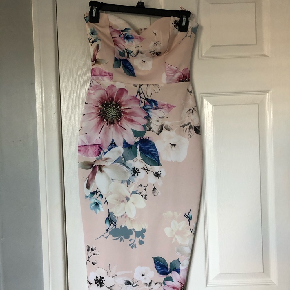 Floral midi dress